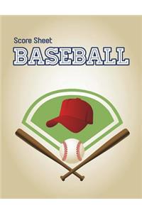 Baseball Score Sheet