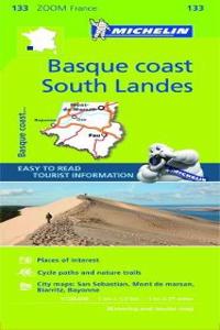 Michelin Basque Coast South Landes Zoom Map 133