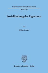 Sozialbindung Des Eigentums