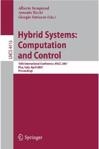 Hybrid Systems: Computation and Control