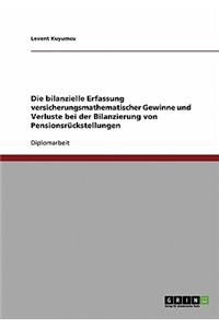 Die bilanzielle Erfassung versicherungsmathematischer Gewinne und Verluste bei der Bilanzierung von Pensionsrückstellungen