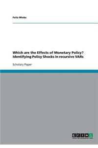 Which are the Effects of Monetary Policy? Identifying Policy Shocks in recursive VARs