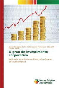 O grau de investimento corporativo