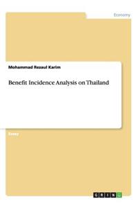 Benefit Incidence Analysis on Thailand