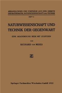Naturwissenschaft und Technik der Gegenwart