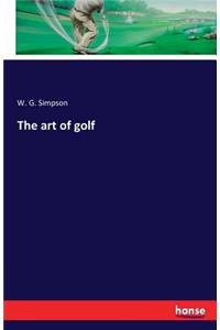 The art of golf