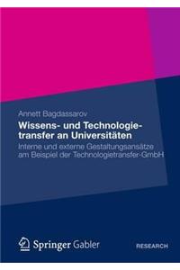 Wissens- Und Technologietransfer an Universitäten