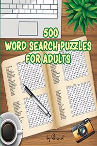500 Word Search Puzzles for Adults