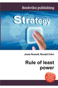 Rule of Least Power