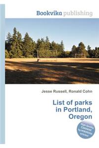 List of Parks in Portland, Oregon