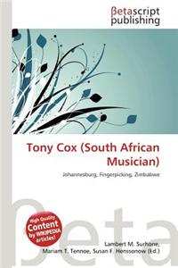 Tony Cox (South African Musician)