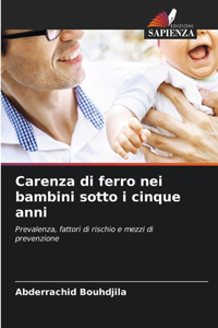 Carenza di ferro nei bambini sotto i cinque anni