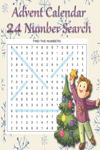 Advent Calendar 24 Number Search
