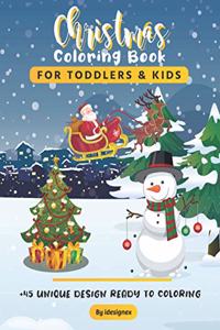Christmas Coloring Book for Toddlers & Kids