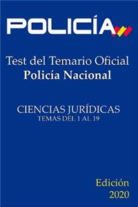 Test del temario oficial. Policía Nacional