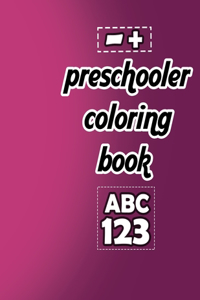 preschooler coloring book