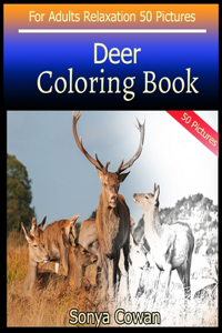 Deer Coloring Book For Adults Relaxation 50 pictures