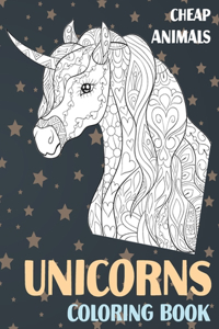 Coloring Books Cheap - Animals - Unicorns