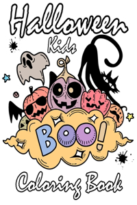 Halloween Kids Coloring Book