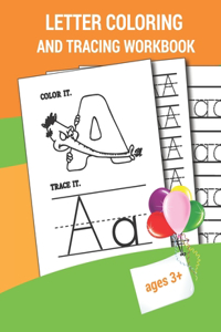 Letter Coloring And Tracing Workbook