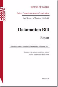 Defamation Bill: Report