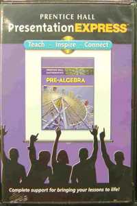 Prentice Hall Math Pre-Algebra Presentation Express CD 2007c