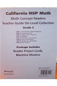 Harcourt School Publishers Math: On-LV Math Rdr Tg Coll Gr 5