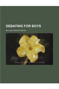 Debating for Boys