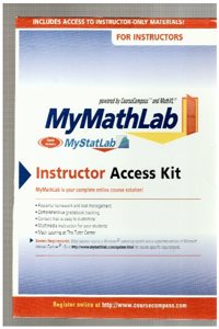 Mylab Math/Mylab Statistics -- Instructor Access Card