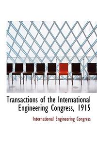 Transactions of the International Engineering Congress, 1915