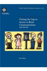 Closing the Gap in Access to Rural Communication