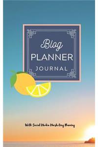 Blog Planner Journal With Social Media Marketing Planning