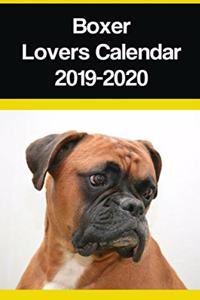 Boxer Lovers Calendar 2019-2020