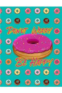 Donut Worry, Be Happy Journal