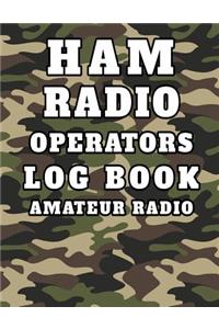 Ham Radio Operators Log Book Amateur Radio