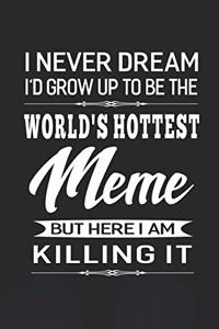 I Never Dream I'd Grow Up To Be The World's Hottest Meme But Here I Am Killing It