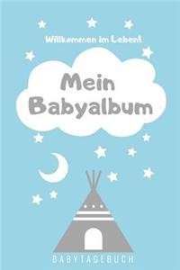 Willkommen Im Leben Mein Babyalbum Babytagebuch