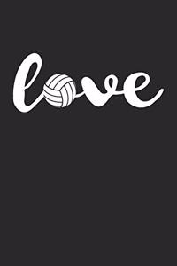 Volleyball Training Journal - Gift for Volleyball Player - Love Volleyball Notebook - Volleyball Diary