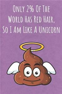 Only 2% Of The World Has Red Hair, So I Am Like A Unicorn