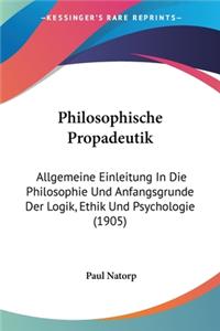Philosophische Propadeutik