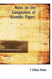 Notes on the Composition of Scientific Papers