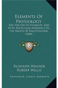 Elements of Physiology