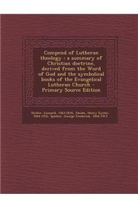 Compend of Lutheran Theology