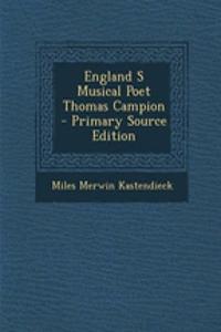 England S Musical Poet Thomas Campion
