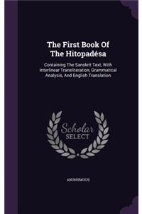 First Book Of The Hitopadésa