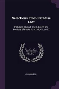 Selections From Paradise Lost