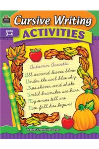 Cursive Writing Activities