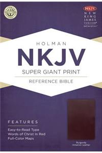 Super Giant Print Reference Bible-NKJV