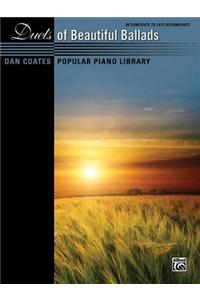 Dan Coates Popular Piano Library -- Duets of Beautiful Ballads