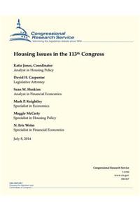 Housing Issues in the 113th Congress